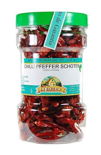 Große Chili Pfeffer Schoten